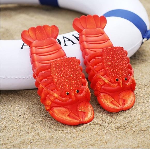 Other - Red Lobster Crawfish Slip On Shoes Flip Flops Slippers Men’s 10/11